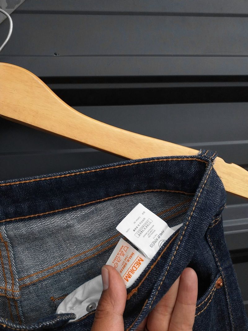 DENIM SELVEDGE HALB KREIS INDIGO RAW, foto 5