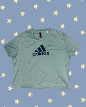 Adidas Mint Crop Tee Sporty Top