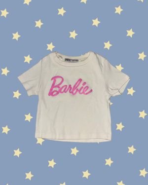 ZARA Barbie Pink Logo Tee
