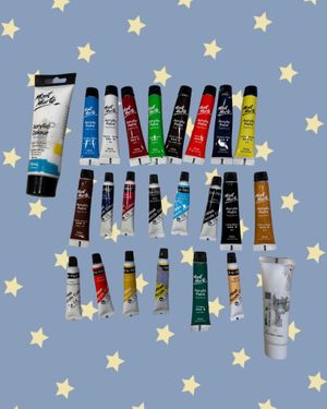 Acrylic Paint Set Mont Marte FULL / Hampir Penuh Banyak Warn