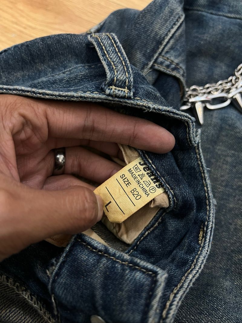 CARGO JEANS MULTI POCKET Y2K STYLE VINTAGE, foto 4
