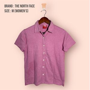 The North Face Minimalist Casual Shirt Wanita pink
