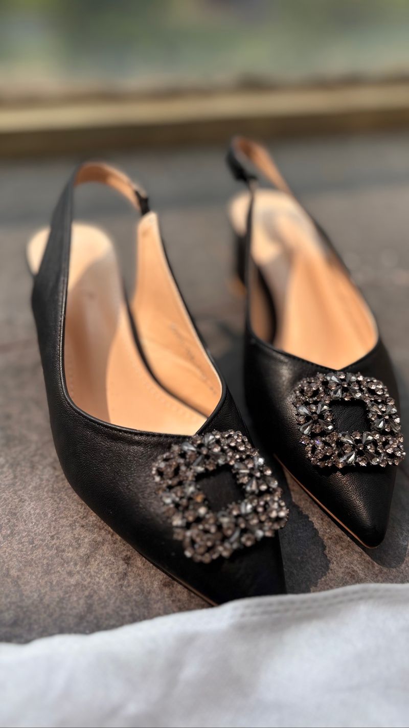 Black kitten heels, foto 4