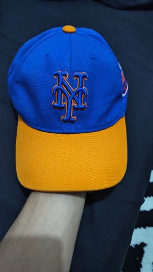 MLB Casual Hat Pria orange blue