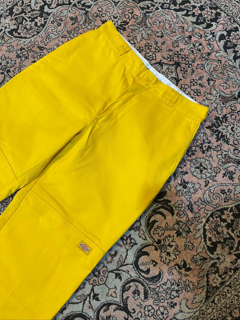 Dickies Cell Pocket Double knee yellow pants, foto 2