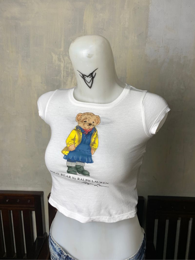 PRL White Bear Baby Tee (XS), foto 2