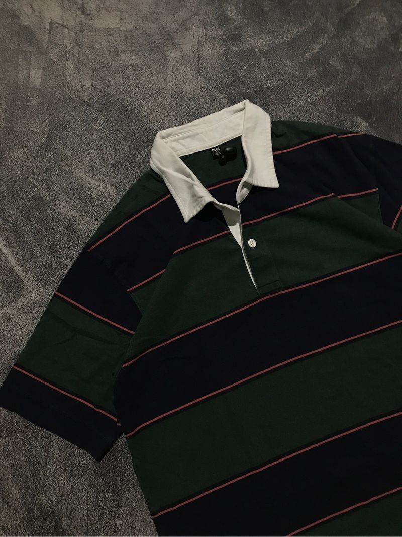 UNIQLO RUGGERSHIRT STRIPED SECOND, foto 3