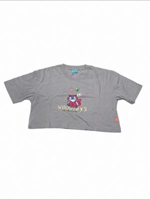 Woodlays stitch crop top