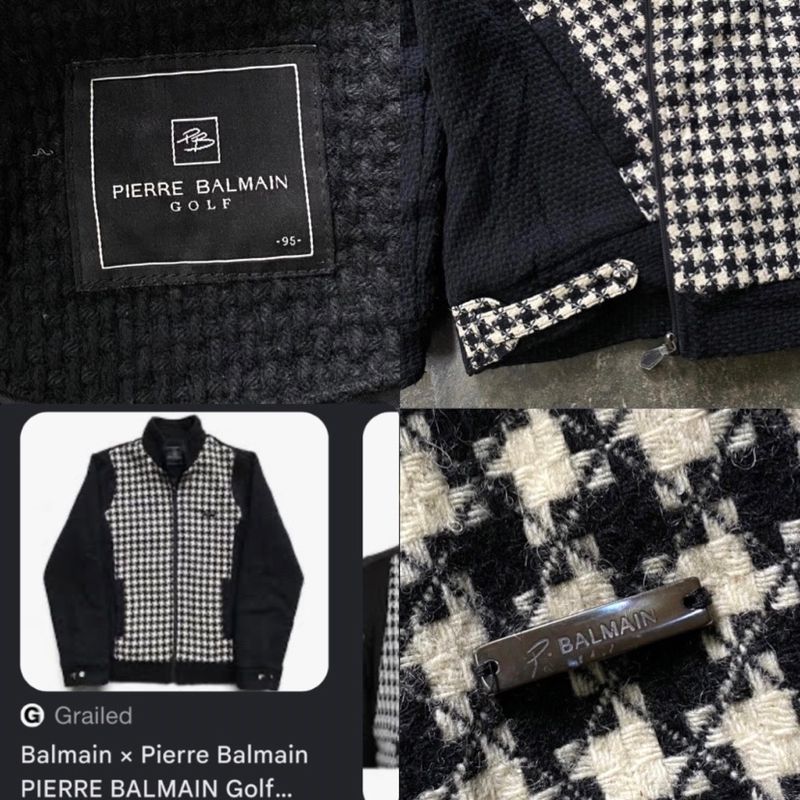 Vintage Pierre BALMAIN Golf Jacket — Knit Jacket, foto 10