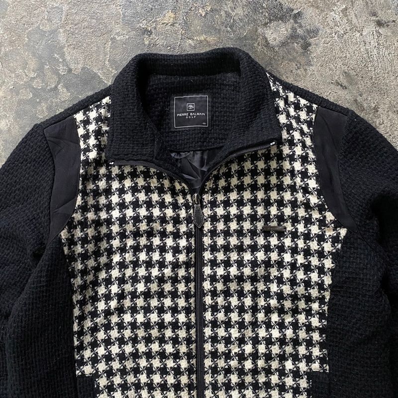Vintage Pierre BALMAIN Golf Jacket — Knit Jacket, foto 3