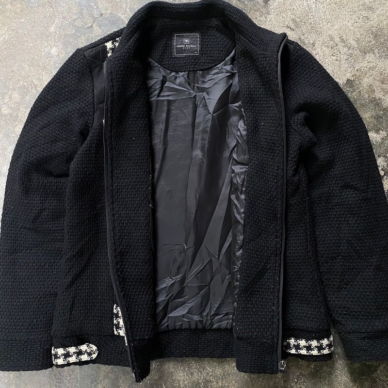 Vintage Pierre BALMAIN Golf Jacket — Knit Jacket, foto 8