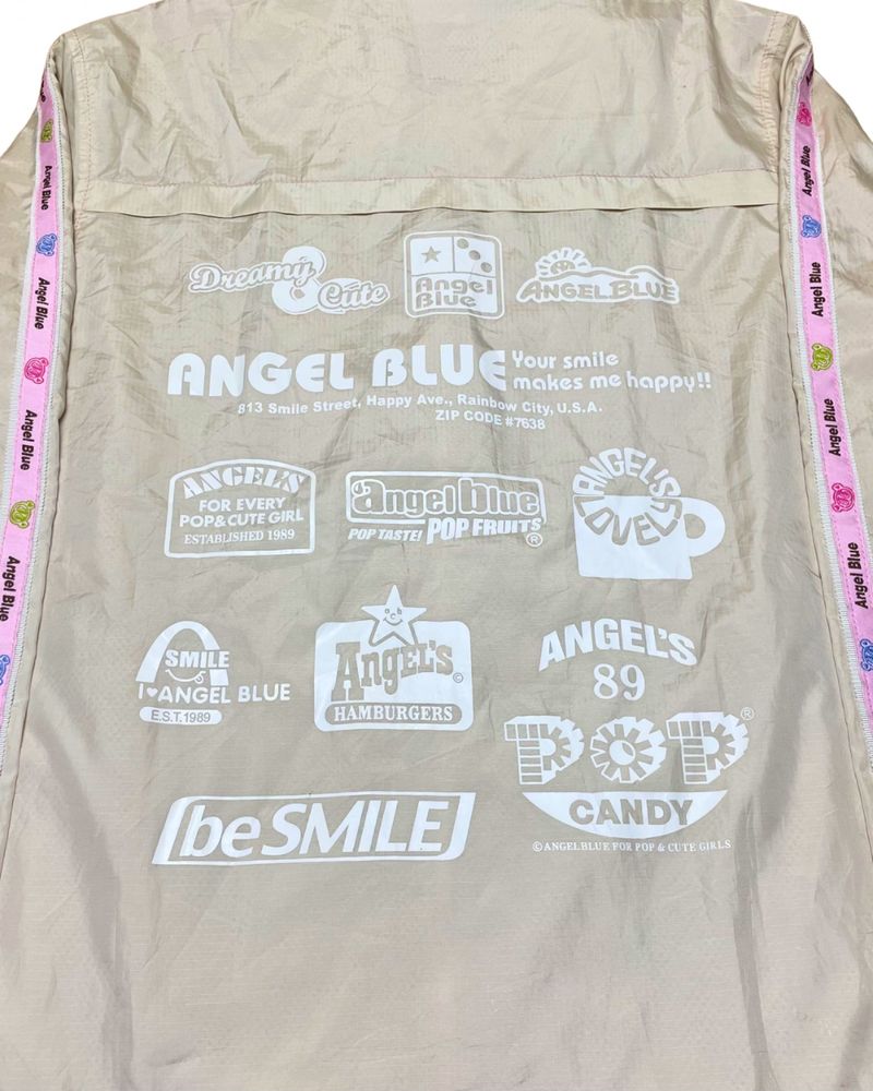 Angel Blue Mascot Row Side-Tape Windbreaker, foto 5