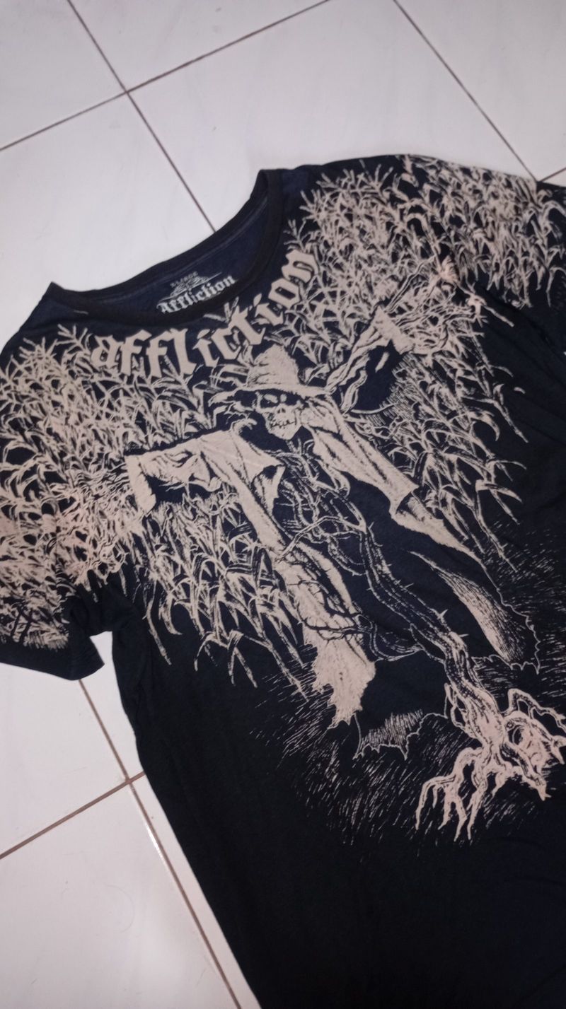 Affliction X korn tshirt grunge emo y2k, foto 2