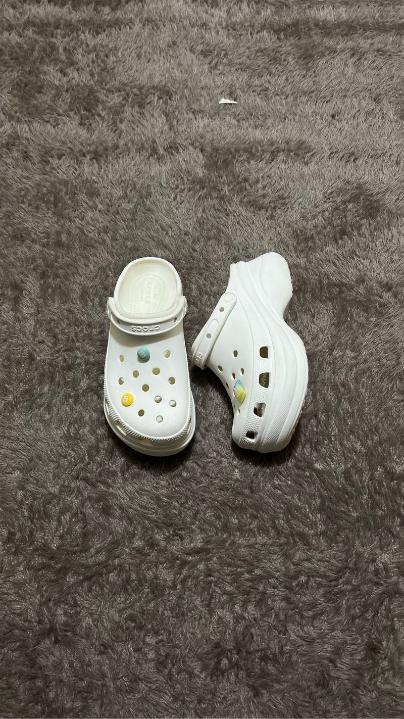 Crocs Bae Women Clog White (Platform) – Preloved, foto 2