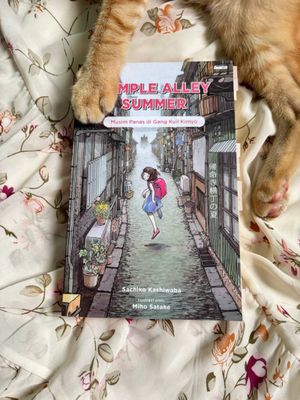 Buku novel TAMPLE ALLEY SUMMER karya Saciko kashiwaba