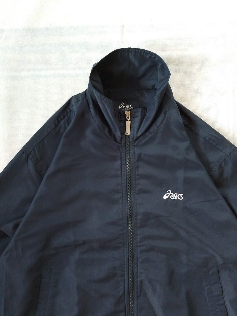 Jaket Windbreaker Asics VTG Navy Second, foto 3