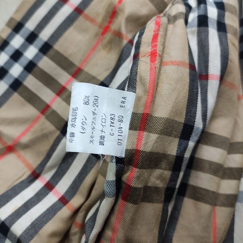 Burberrys Coat Jacket Liner Puffer Down 90s Nova Check, foto 8