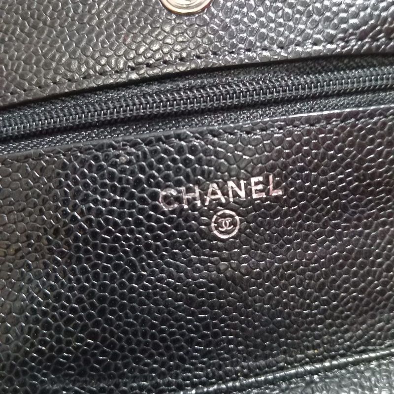 AUTHENTIC CHANEL WOC CAVIARSKIN, foto 7