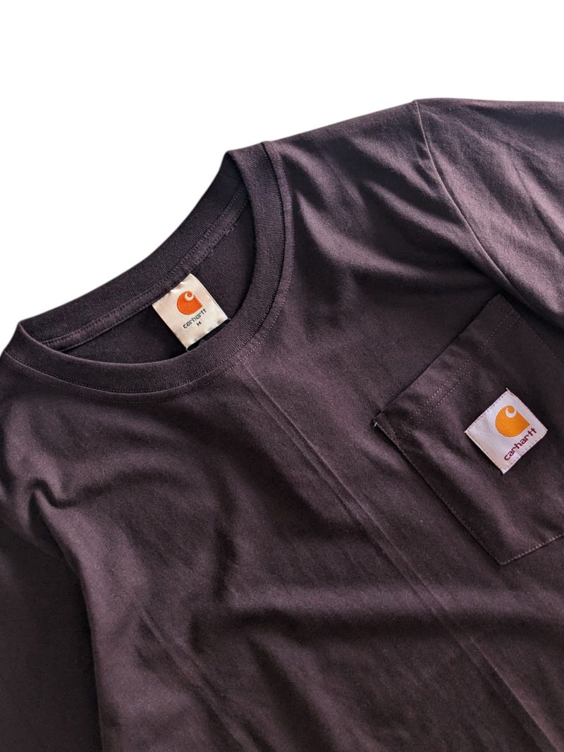 Carhartt Pocket Tee Brown, foto 3