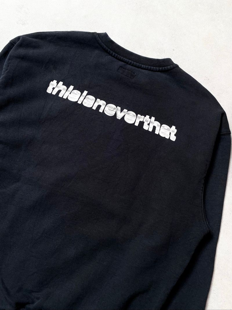 THISISNEVERTHAT 3D LOGO CREWNECK BLACK, foto 5