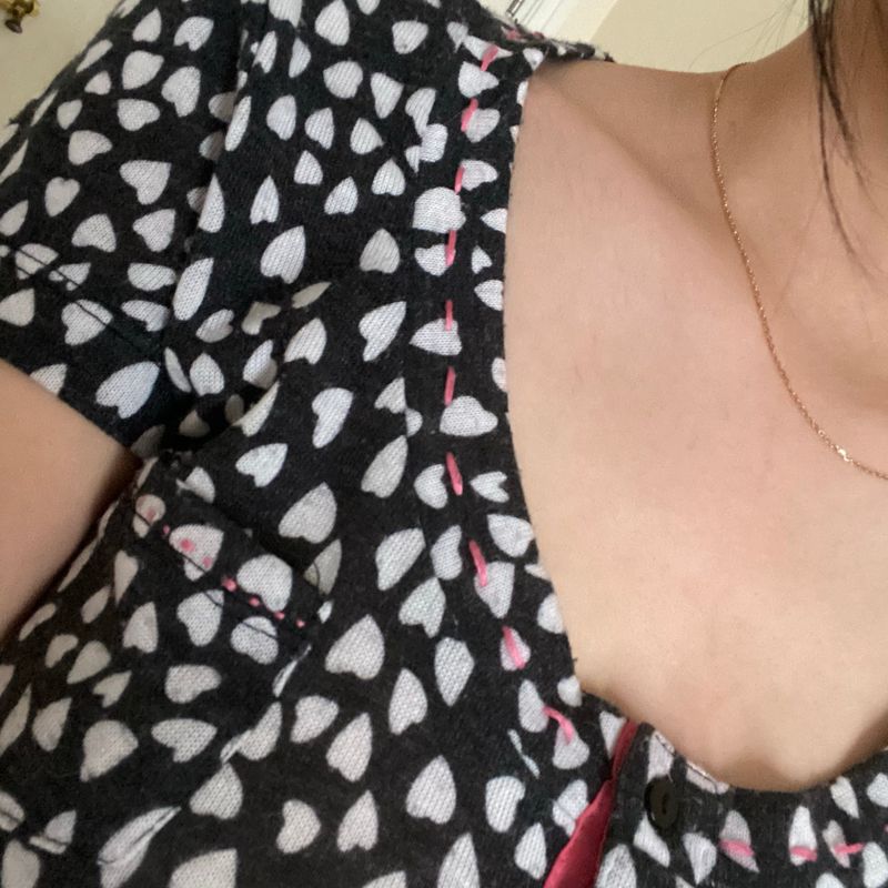 Hearts pattern top, foto 4