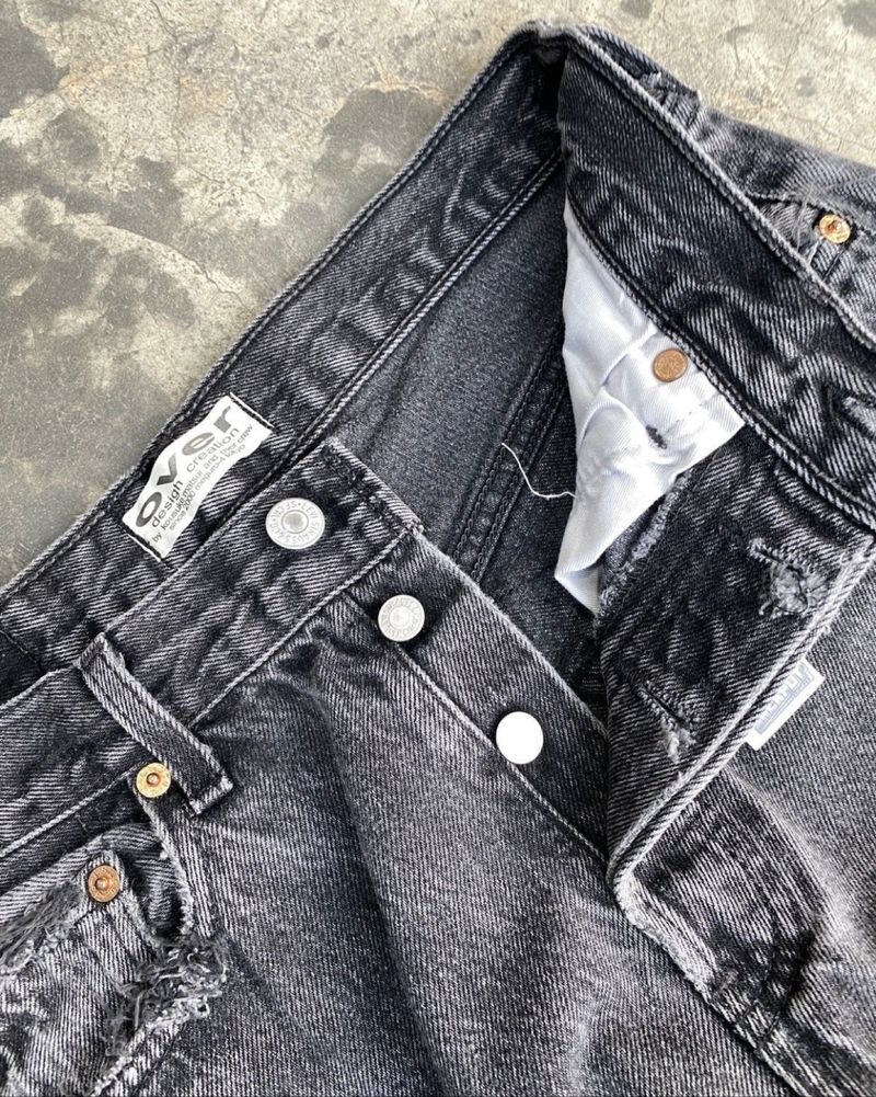 VTG 🔥 LEVI'S 501 OVER DESIGN CREATION BY KOUSUKE MATSUI, foto 4
