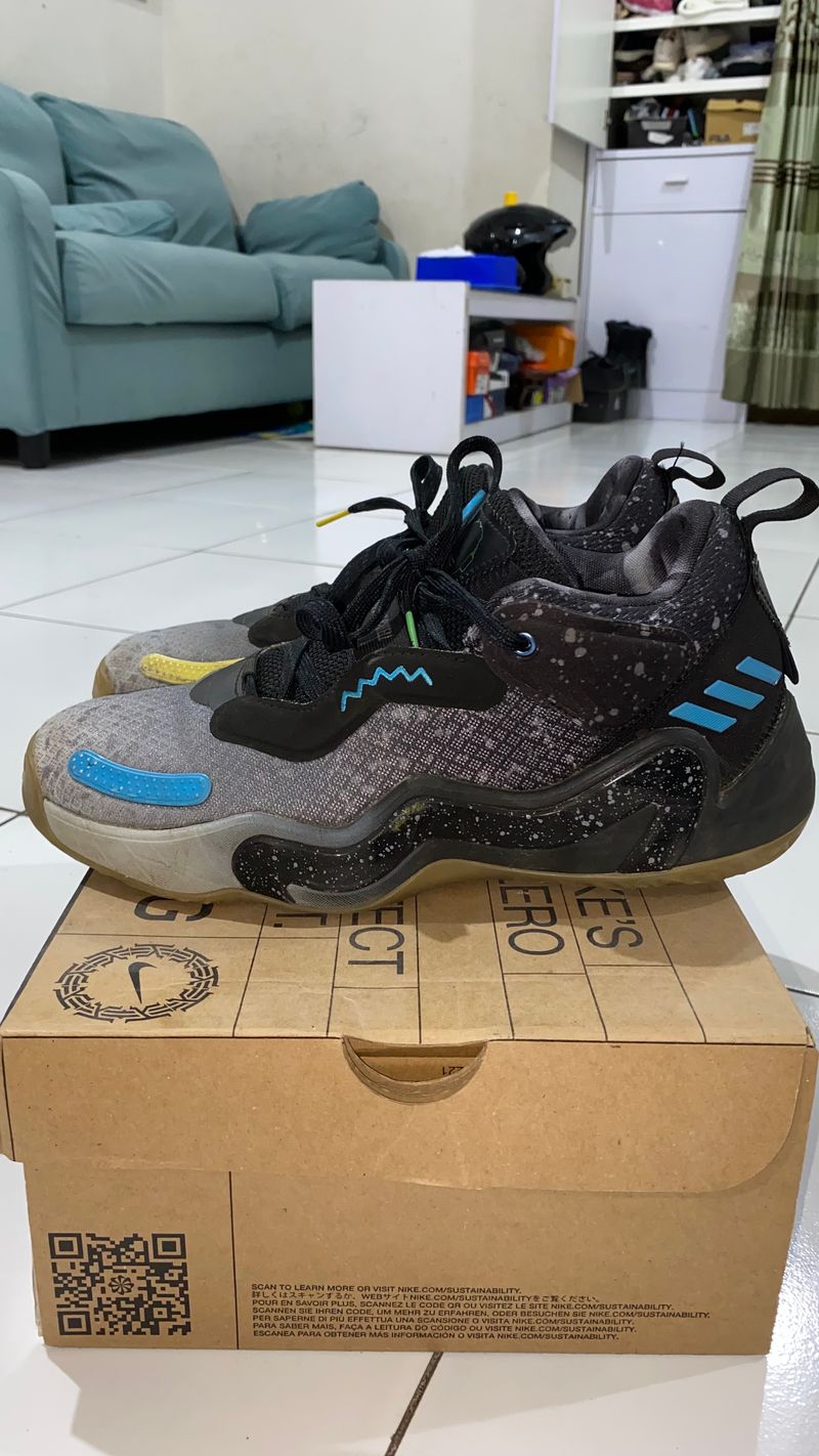 Adidas Sportswear Pria black gray, foto 3