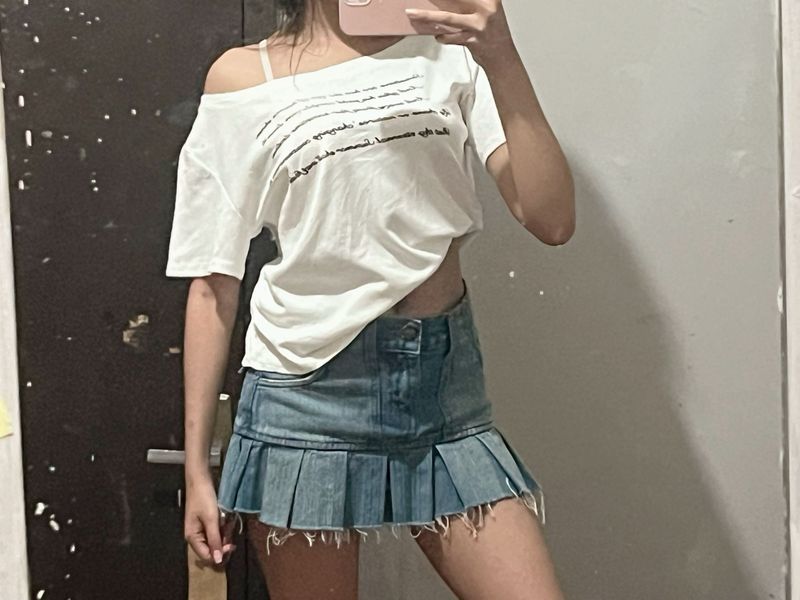 offshoulder y2k top, foto 3