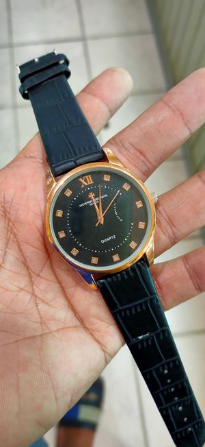 Jam tangan pria stainless steel strap kulit water resist ptk