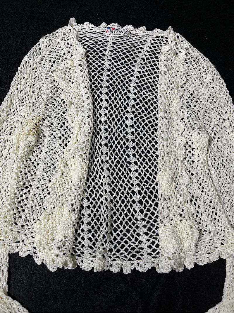 .ೃ࿔❀ White Crochet Cardigan❀.ೃ࿔, foto 4