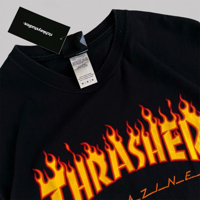 Thrasher Flame Tshirt, foto 3
