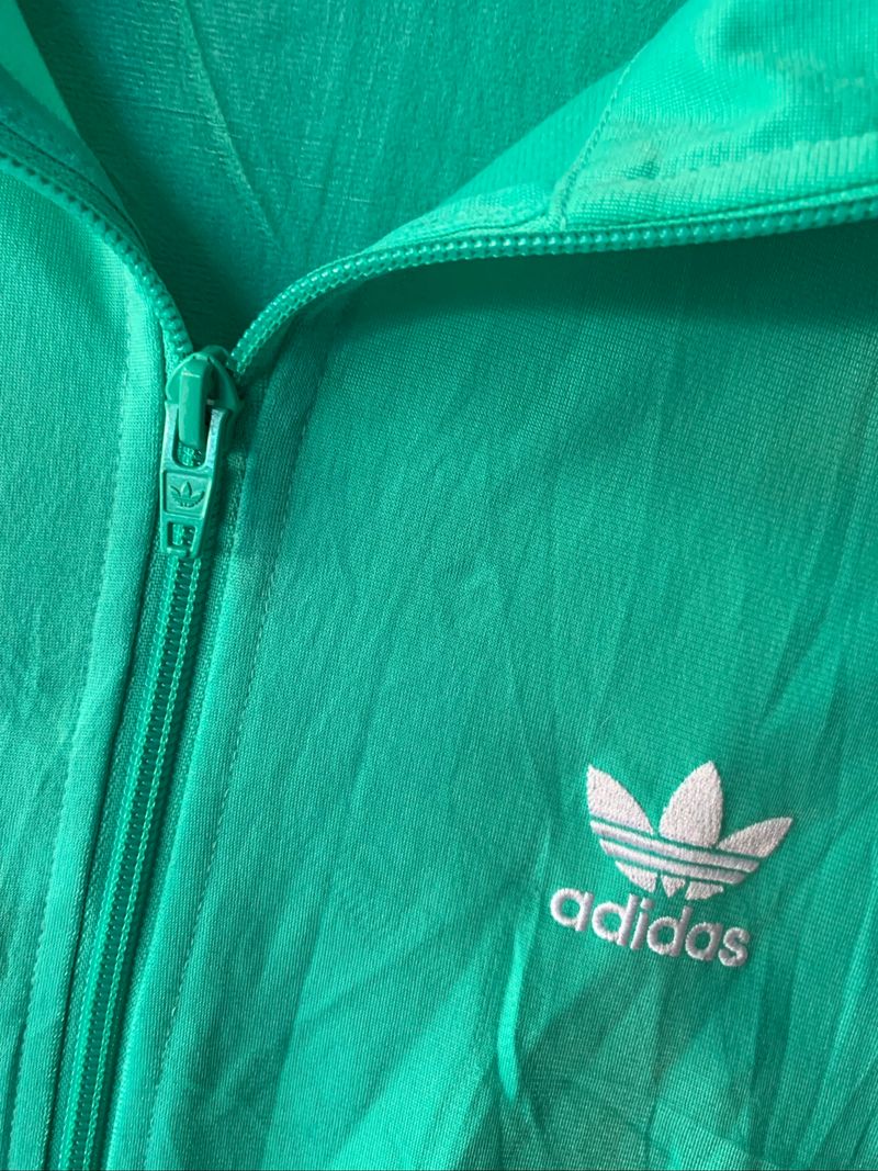 Tracktop Adidas Trefoil Green Lime, foto 3