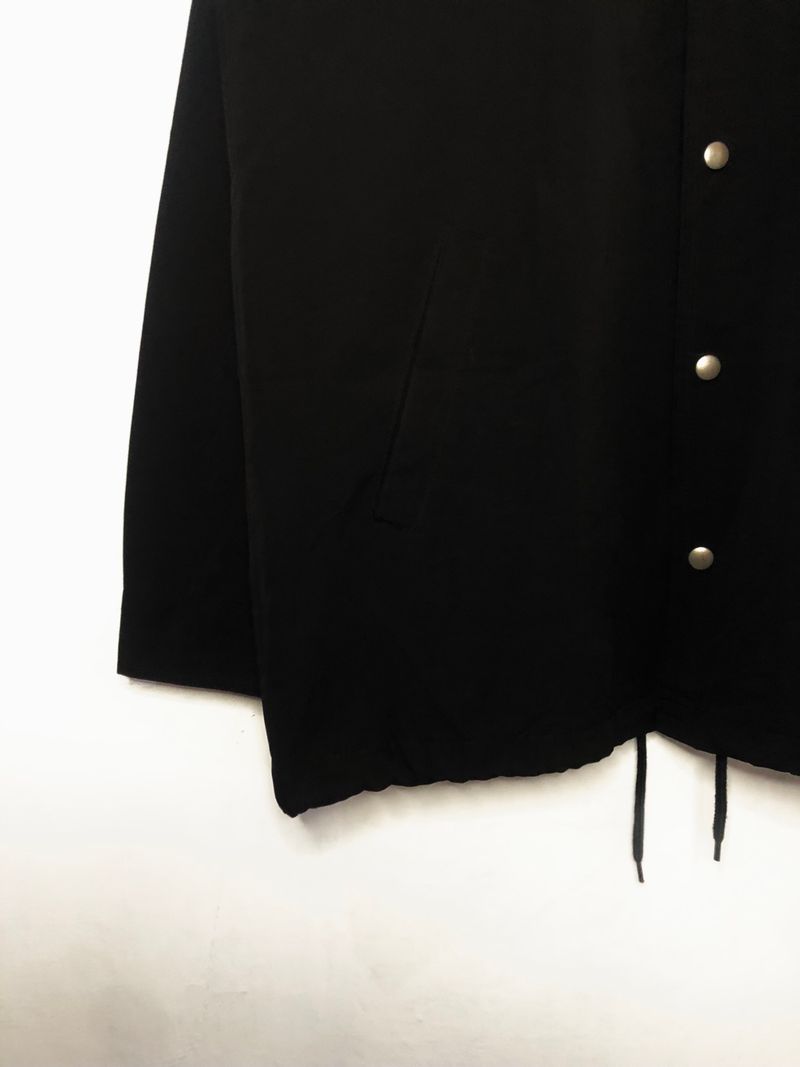 Minimalist Casual Bomber jacket Pria black, foto 3