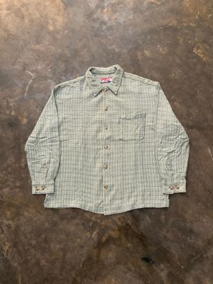 Vintage pepsicola flannel boxy shirt