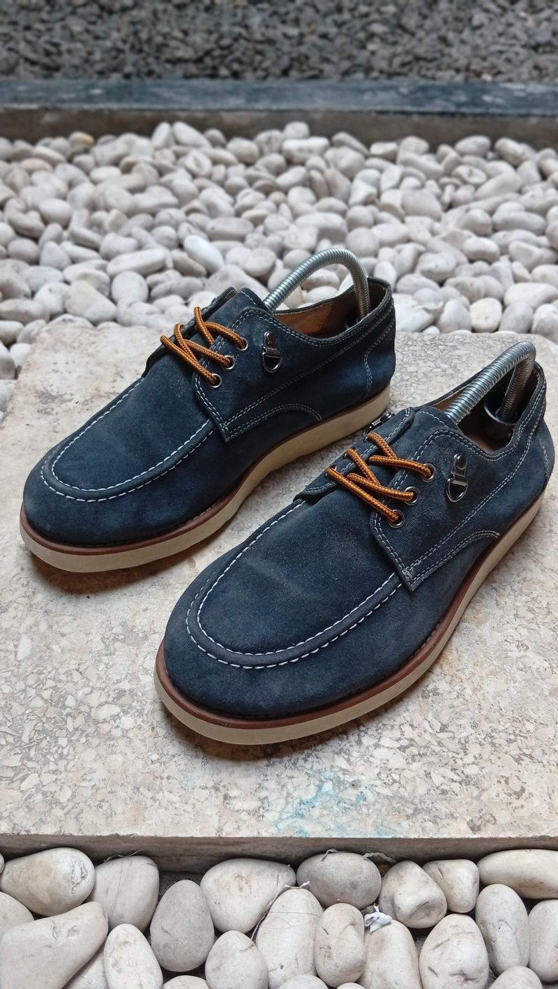 ROVERS Moctoe Navy Suede, foto 5