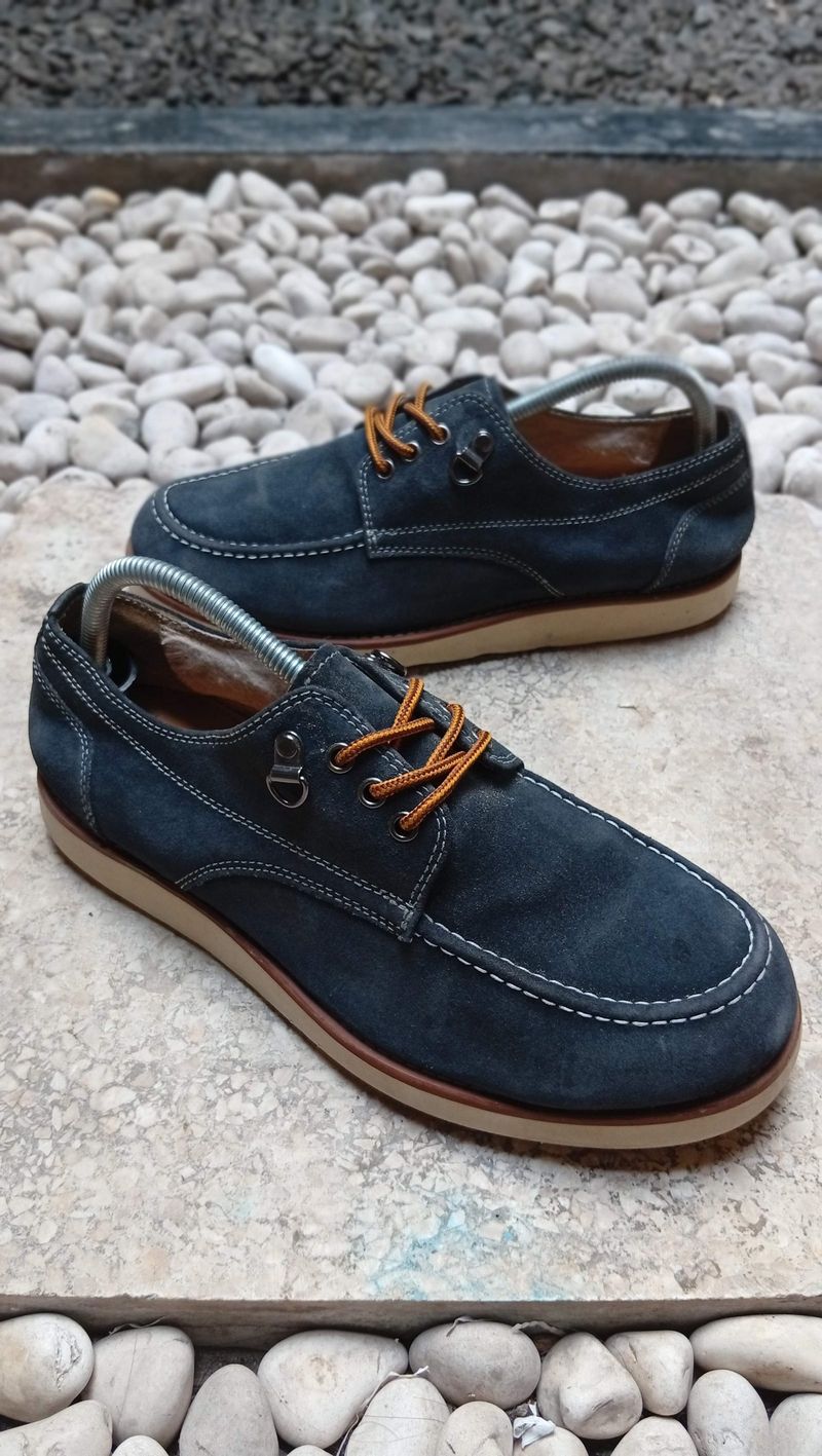 ROVERS Moctoe Navy Suede, foto 3