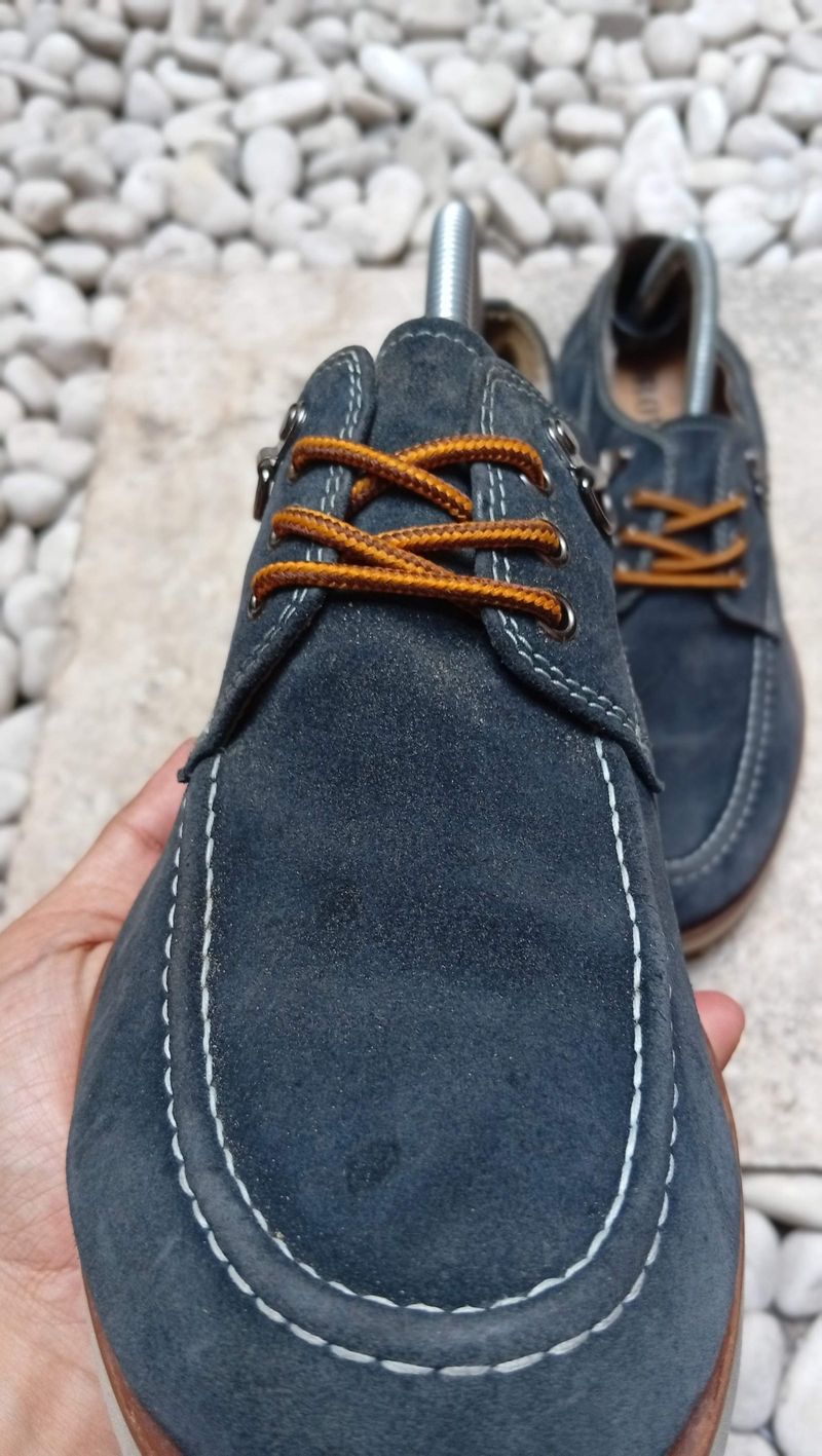 ROVERS Moctoe Navy Suede, foto 4