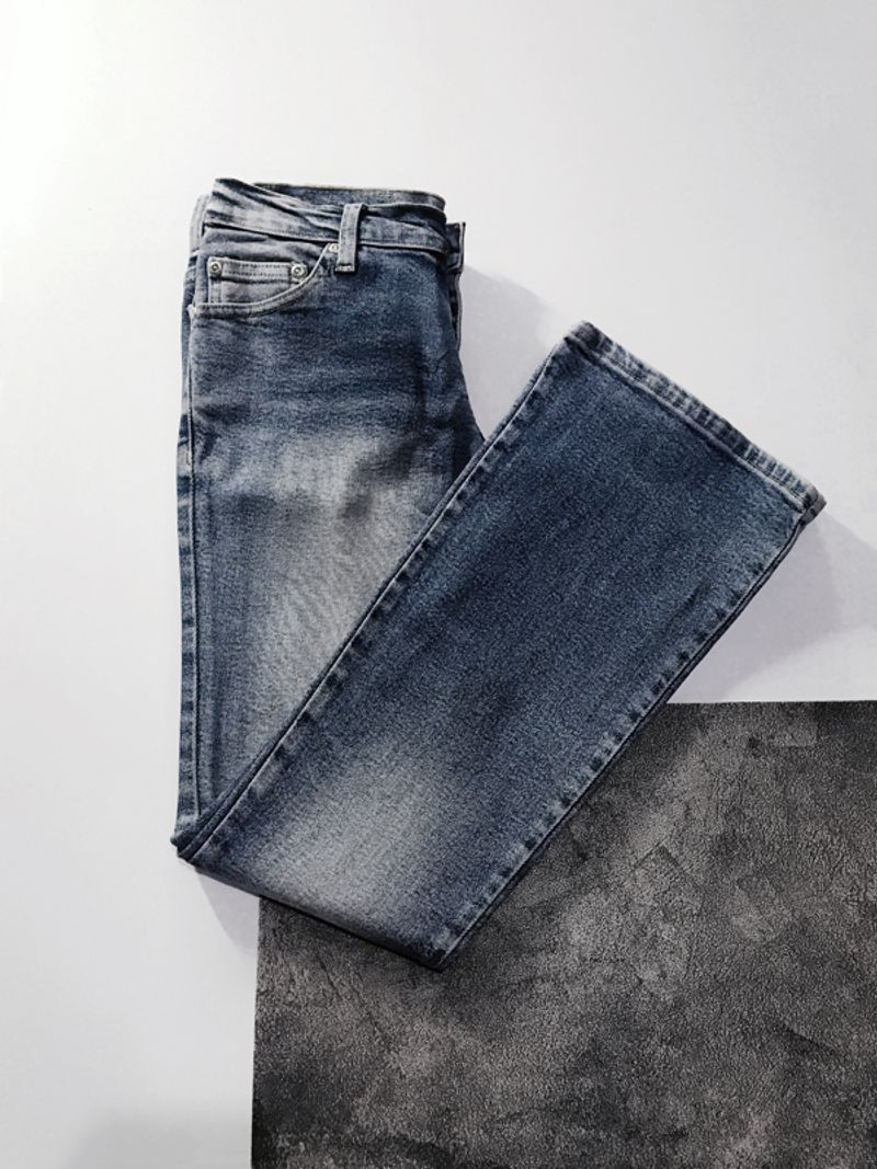Mobile Power Bootcut Jeans Blue Washed, foto 2