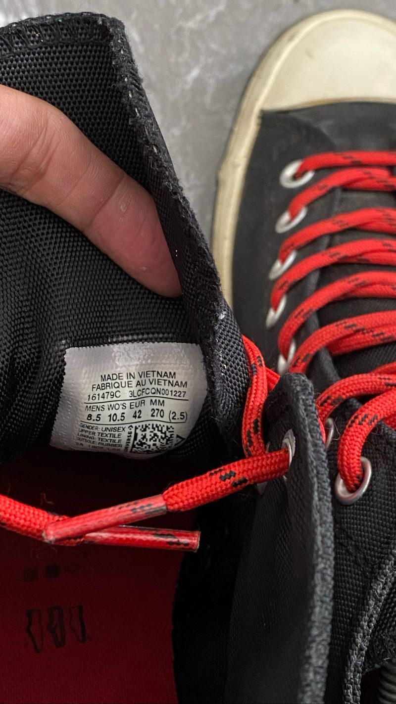 Converseee CT High Black Red, foto 7