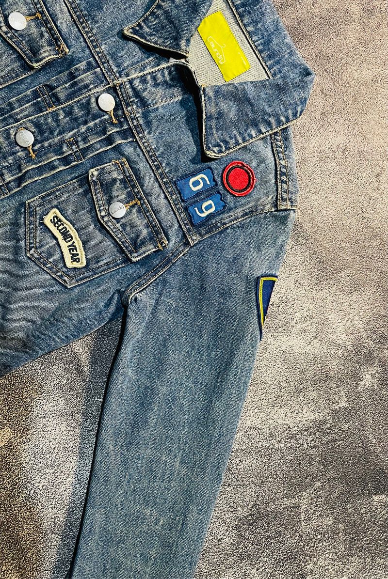 JACKET JEANS TIPE 2 FULL PATCH BORDIR unisex laundry origina, foto 4
