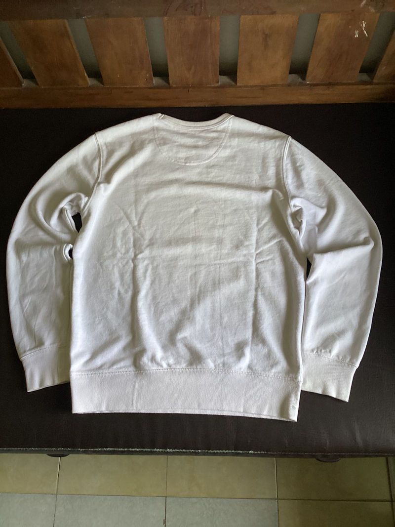 Sweatshirt Crewneck Basic Spa0 White 170, foto 5