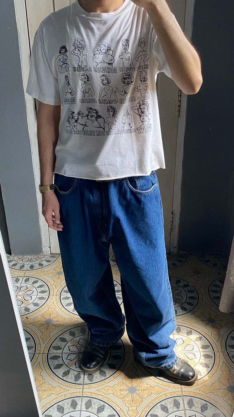 Vintage 90's Boobs Tits Paridy Tee, foto 10