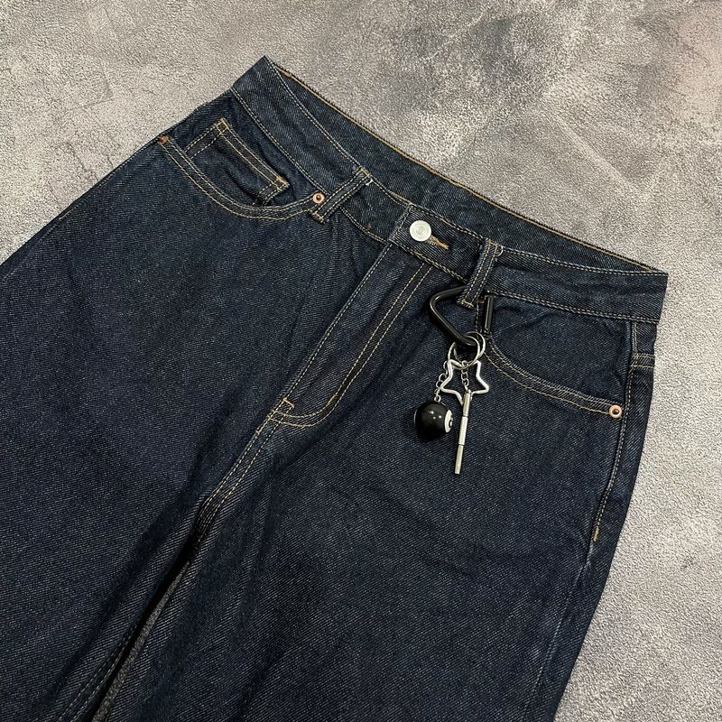 SPAO LOOSE FIT INDIGO JEANS, foto 2