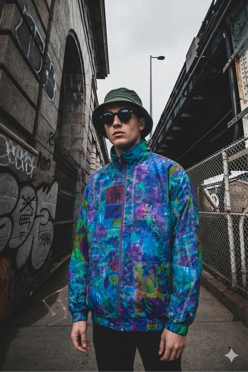 Vintage Gucci AOP Windbreaker Jacket, foto 2