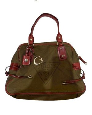Authentic Guess Denim Satchel Tote Bag