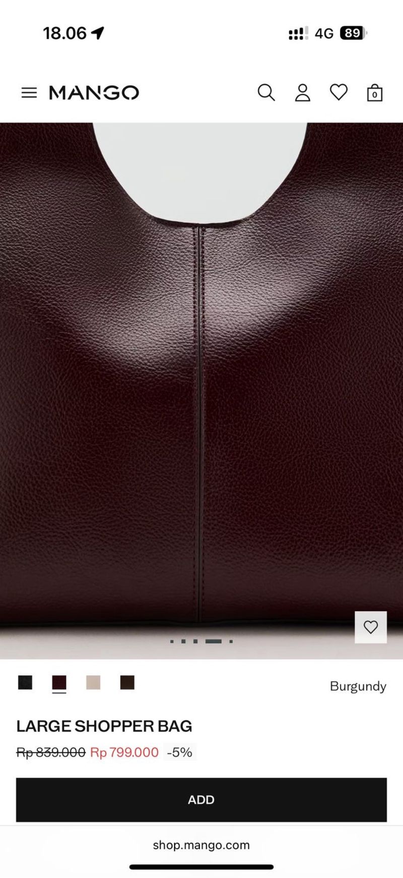 MANGO TAS SHOPPER - AUTHENTIC MANGO, foto 4
