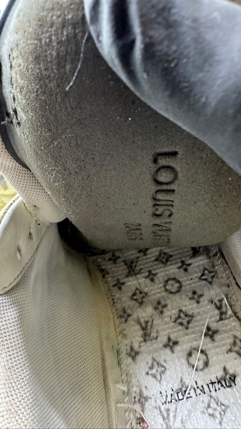 LOUIS VUITTON TRAINER LOW TOP ORANGE , LOUIS VUITTON TRAINER, foto 9