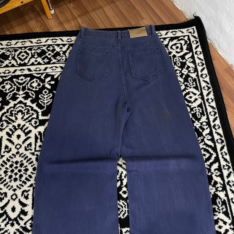 2000’s deepblue indigo baggy jeans, foto 8