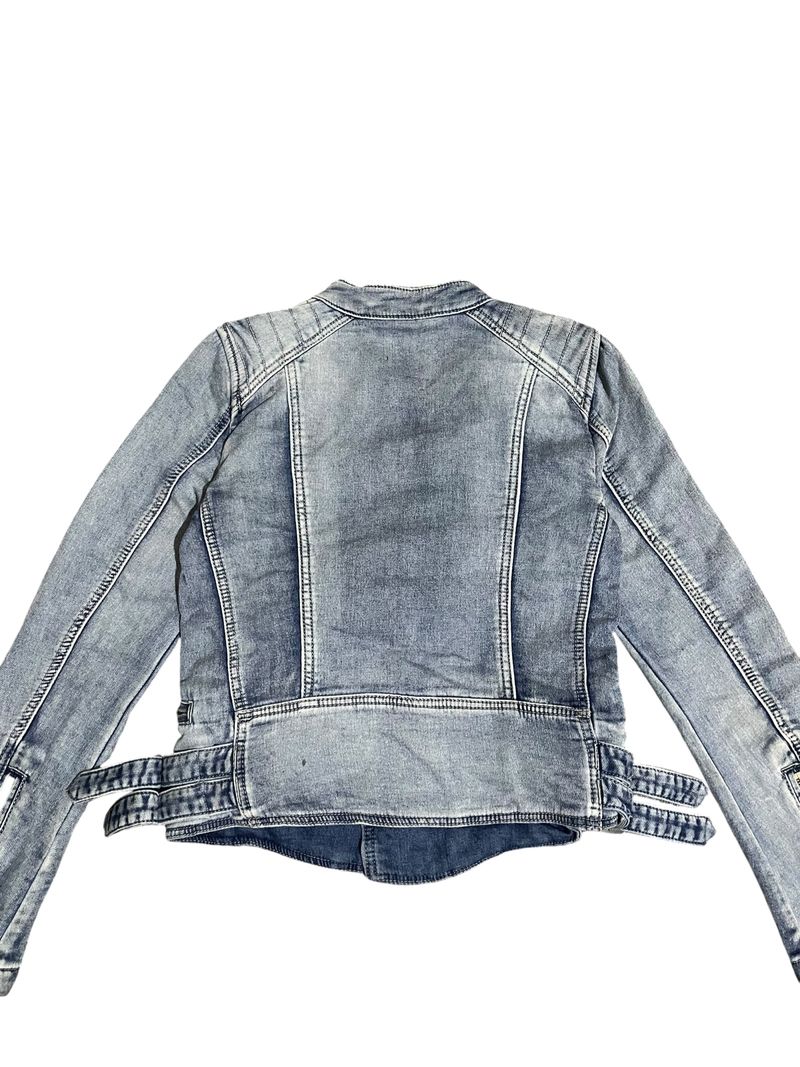 Y2K Decjuba Bikers Ramones Denim Jacket, foto 9
