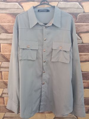 Chrome Hearts Streetwear Formal shirt Pria blue